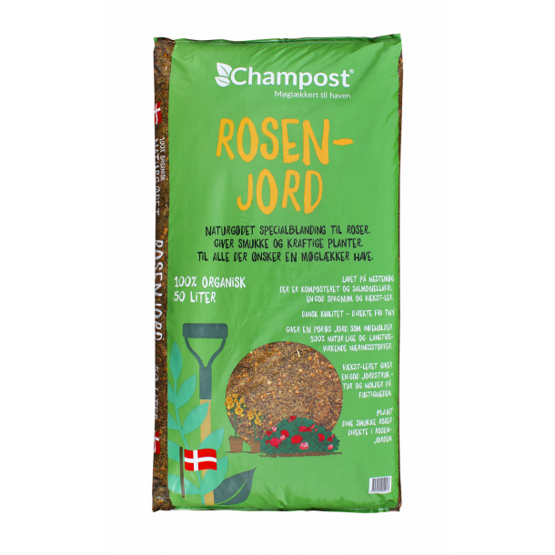 Rosenjord <br/>20 sække &aacute; 50 liter <br/>FRI FRAGT
